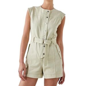 NWT Rails Bessie Sleeveless Romper in Sage Dust. Size Medium
